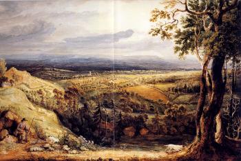 詹姆斯 沃德 View In Somersetshire From Fitzhead The Seat Of Lord Somerville